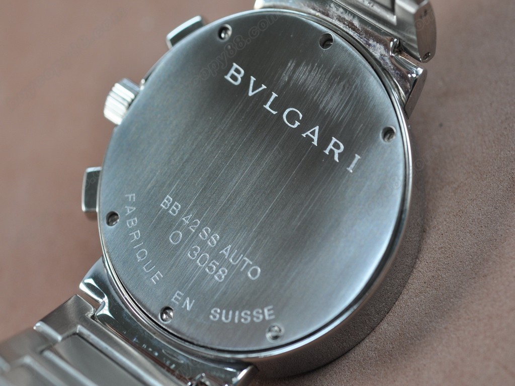 寶格麗【男性用】 Bvlgari-Bvlgari SS/Black Japan OS20 石英機芯搭載　0
