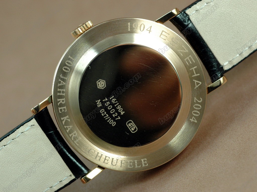 蕭邦錶 【男性用】 Eszeha RG Silver Swiss Eta 2824-2自動機芯8