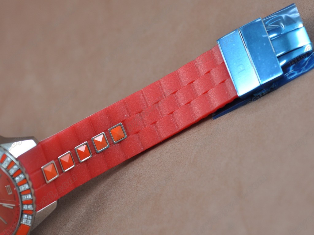 迪奧【男女兼用】 Christal Jewellery Mid SS/RU Red Swiss Eta 2824-2自動機芯搭載5