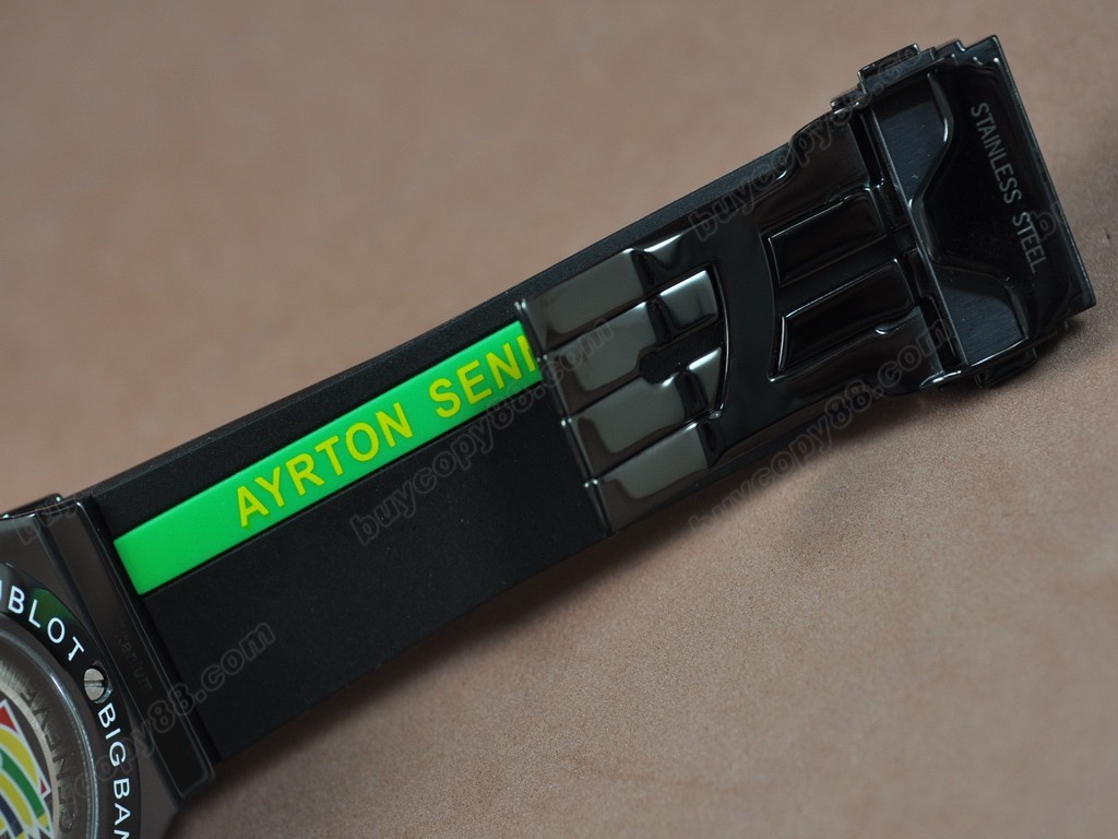 御博 【男性用】Aryton Senna Bang All Black Full Ceramic A-7750自動機芯搭載8