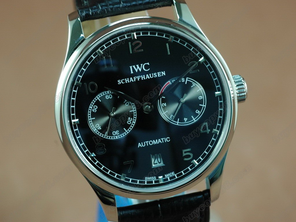 IWC Watches Portugese 7 Days SS/LE Grey Asia 21J 自動機芯搭載　9