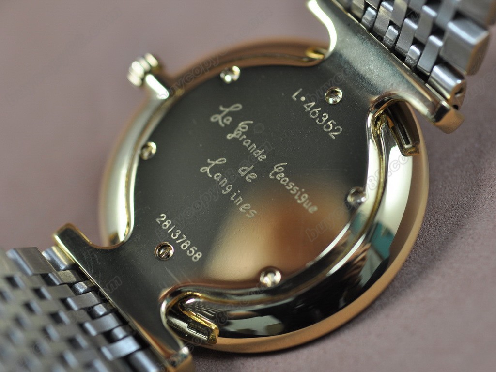 浪琴錶【男性用】Man La Grande Classique TT Gold Dial Japan 石英機芯搭載6