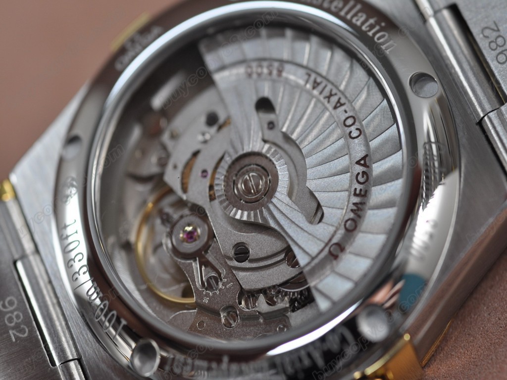 歐米茄 【男性用】 Constellation Chronometer 38mm 18K Wrapped TT Silver dial Swiss SW200自動機芯搭載　3