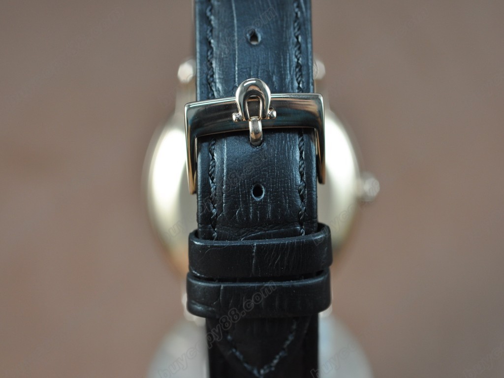 歐米茄 【男性用】Deville RG White Dial Leather Strap Swiss Eta 2824-2自動機芯搭載0