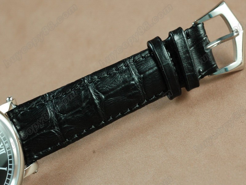百達翡麗【男性用】 Calastrava Classic SS Case Black Dial Black Strap Japan 自動機芯搭載5