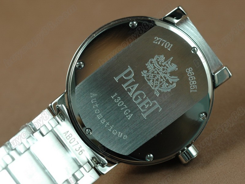 ピアジェ【男性用】 Piaget Watches Polo Mens SS/Diamonds Silver Swiss Eta 2824-2オートマチック搭載 5