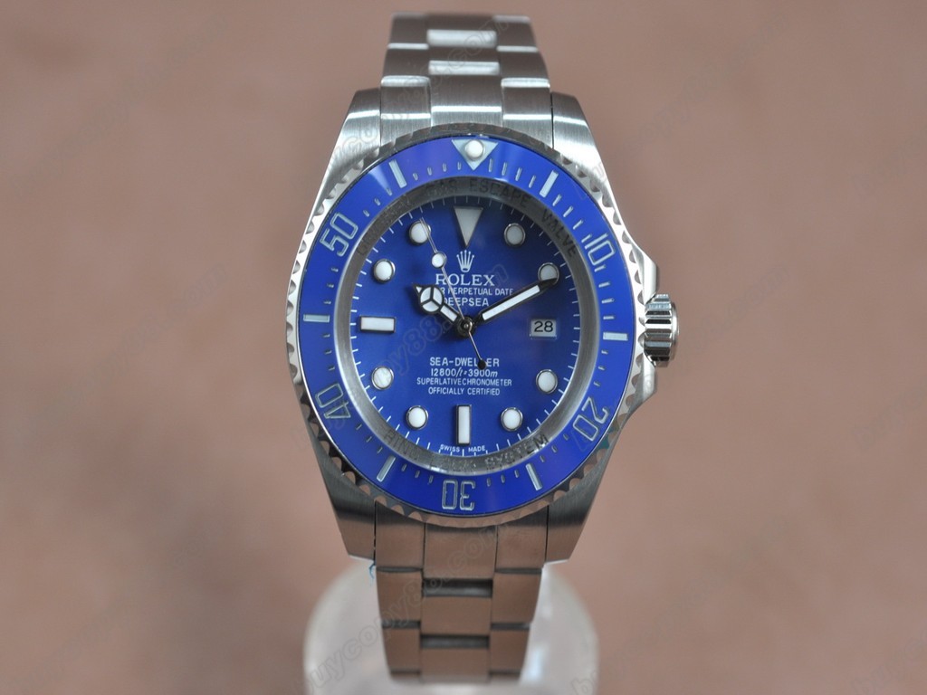 勞力士【男性用】 Deep Sea SS/Ceramic Blue Asian 2836-2 自動機芯搭載9