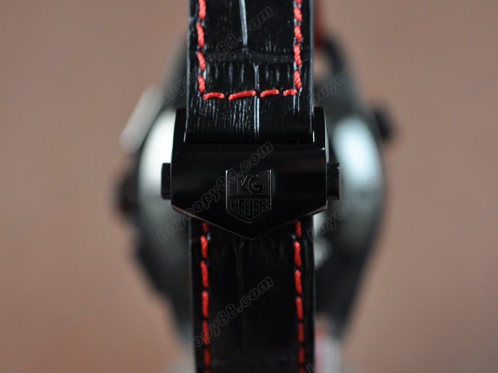 豪雅【男性用】MadTag Heuer Watches Grand Carrera Calibre 36 DLC/TI/RU Black A-7750自動機芯搭載2