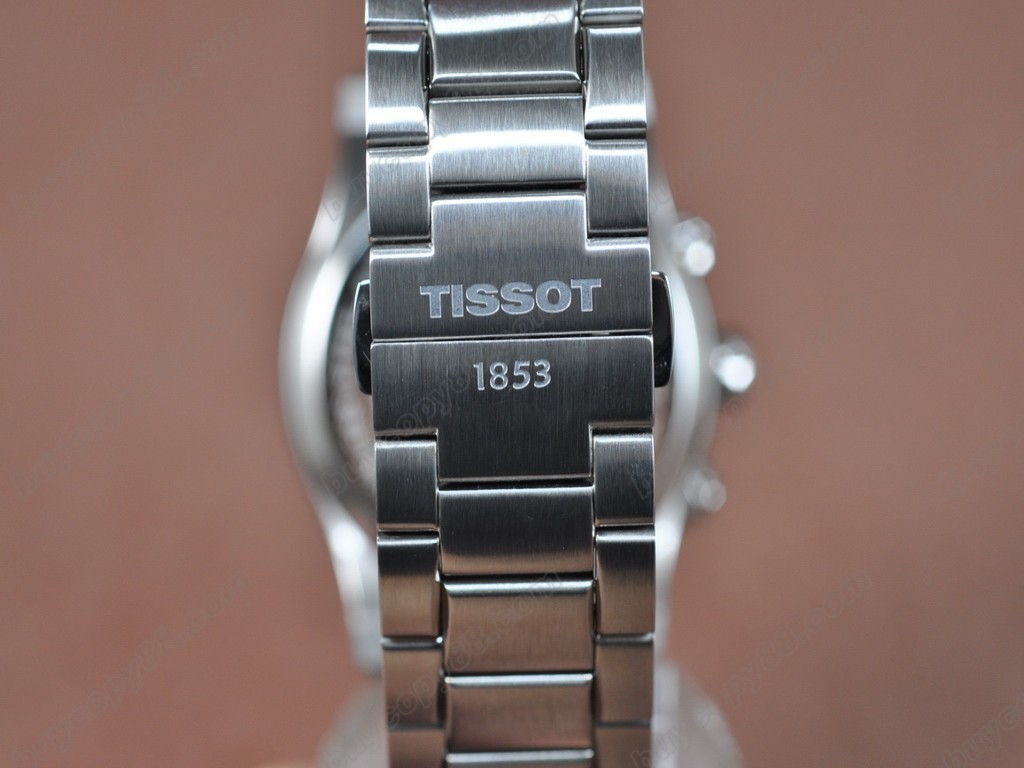 Tissot/天梭【男性用】 Chronograph SS/SS White Swiss Eta石英機芯搭載7