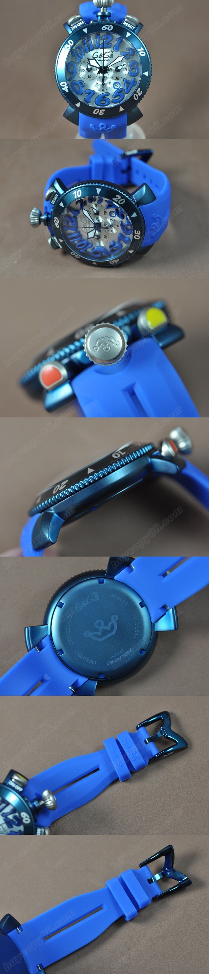 女神卡卡 Blue Coating/RU Silver  Japanese OS10 石英機芯搭 載0