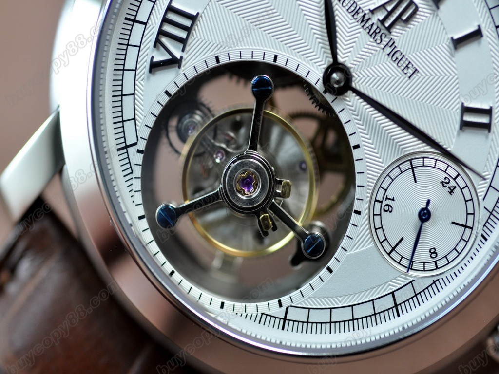 愛彼錶【男性用】 Jules Audemars Classics Tourbillon SS/LE White Flying 手上鏈搭載9