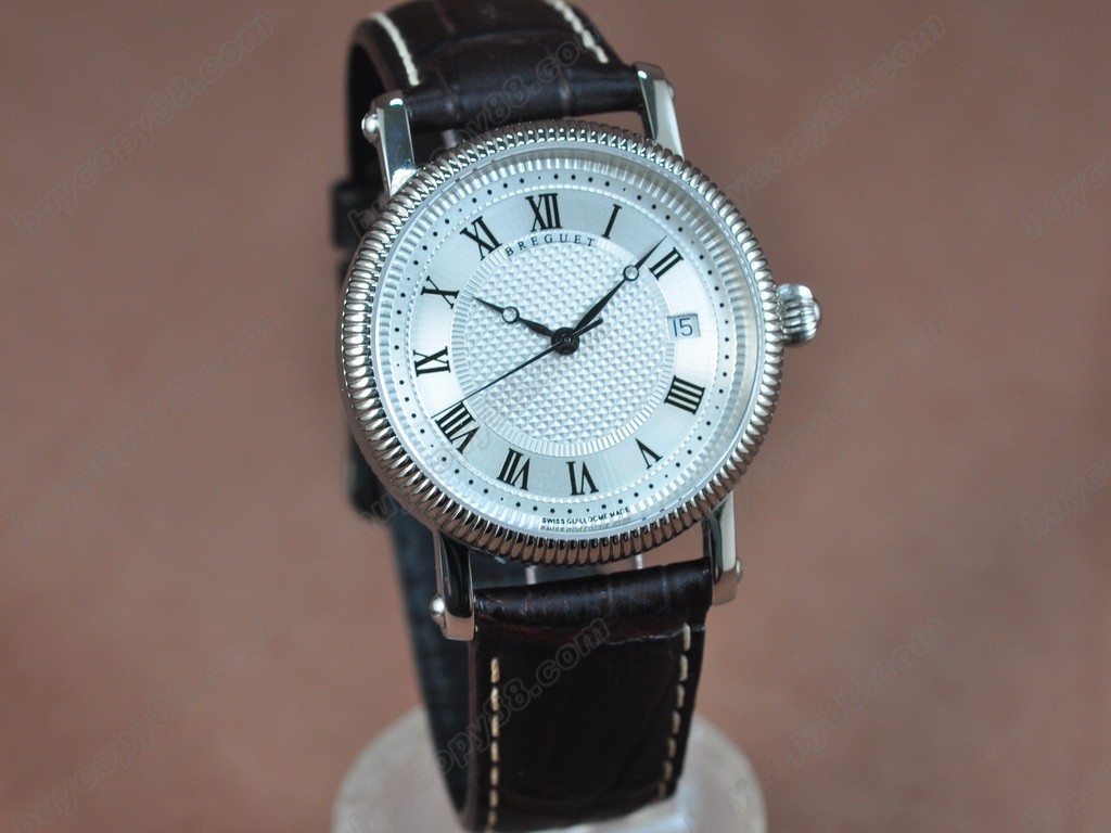 寶璣【男性用】 Classique Automatic  SS/LE White Swiss 2824自動機芯搭載　10