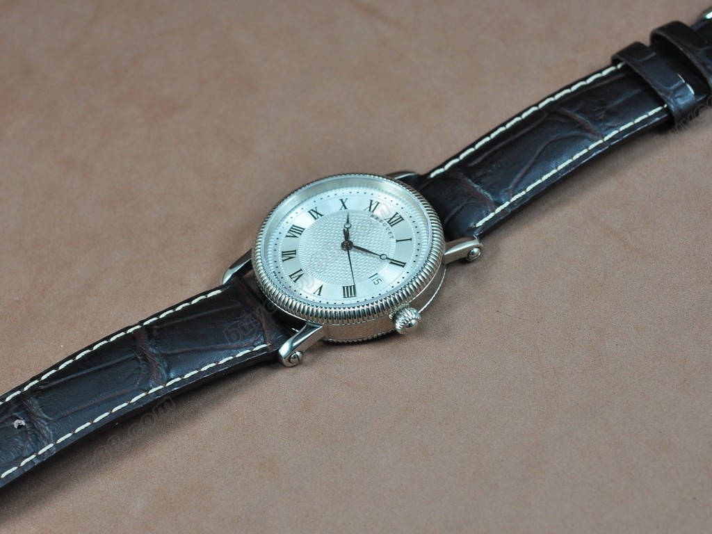 寶璣【男性用】 Classique Automatic  SS/LE White Swiss 2824自動機芯搭載　6