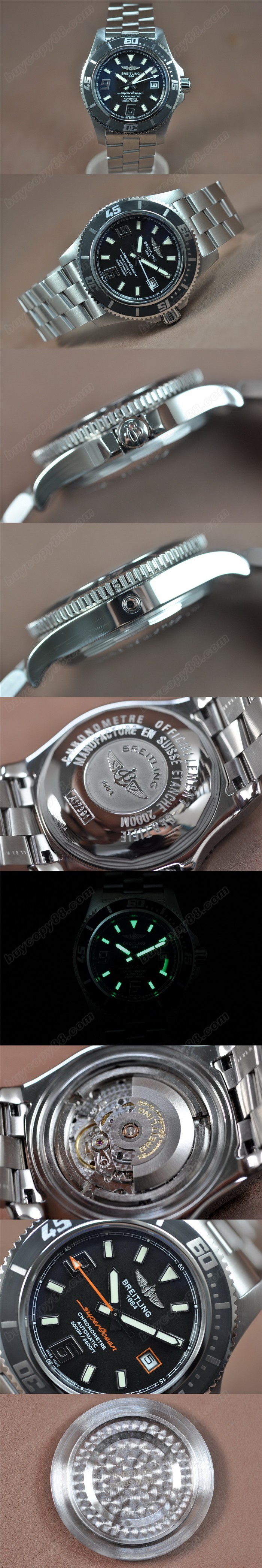 百年靈Breitling SuperOcean Ultimate Edition SS/SS 亞洲2824 自動機芯搭載0