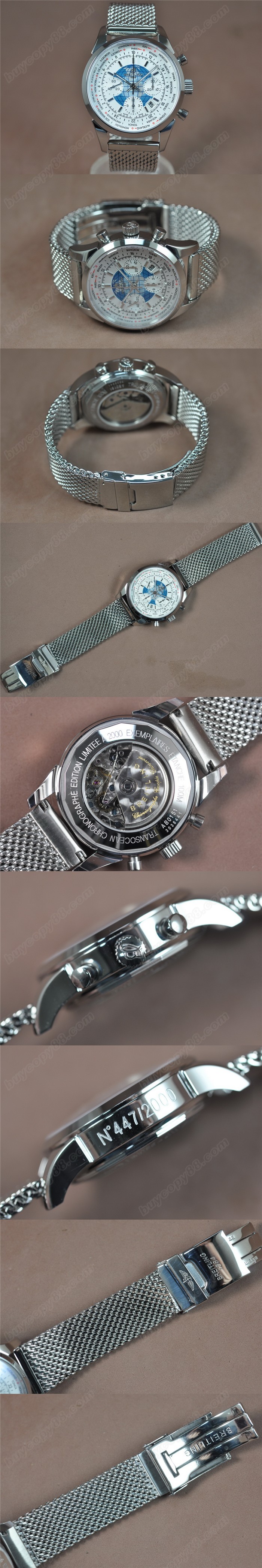 百年靈 Bretling Transocean Chrono 亞洲 77500