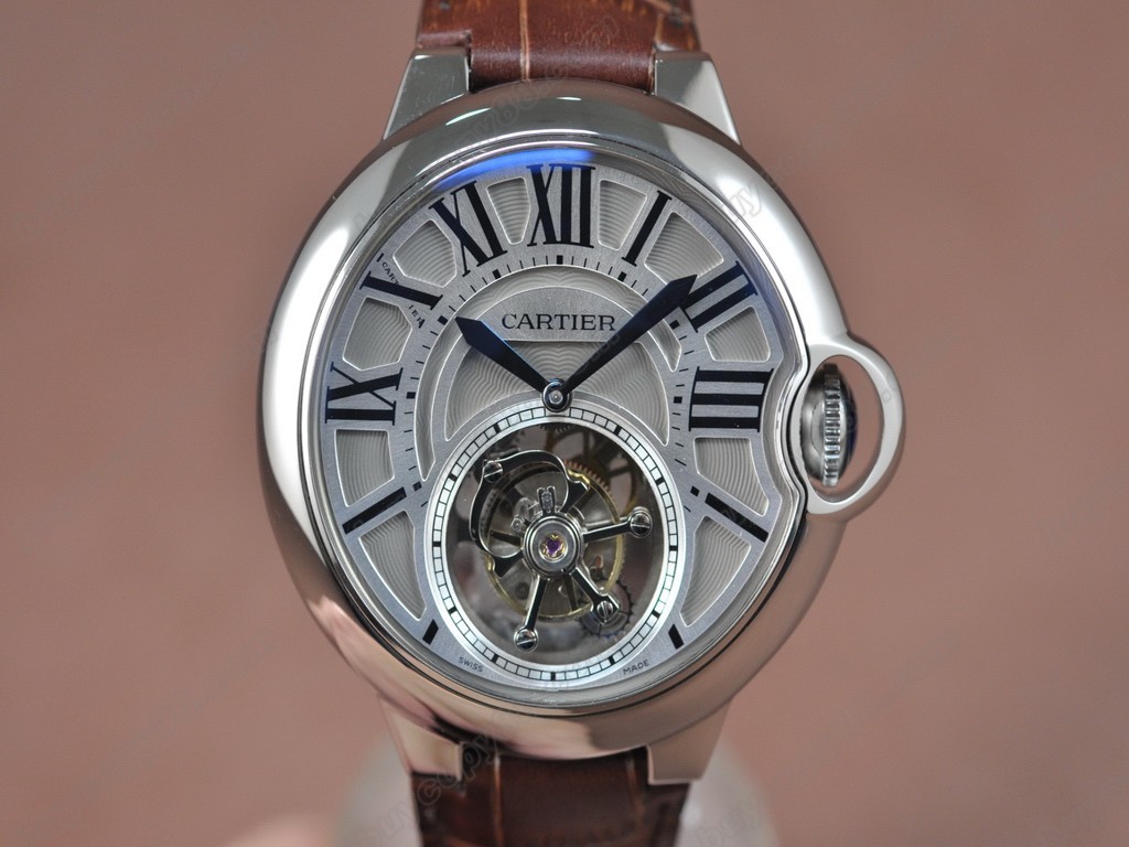 卡地亞【男性用】 Ballon de Cartier Tourbillon Asian Manual 手上鏈搭載8