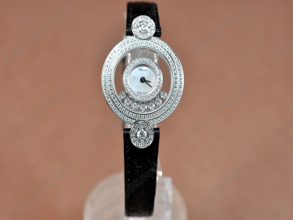 蕭邦錶【女性用】Happy Diamonds Ladies SS Case White Dial Swiss 石英機芯搭載1