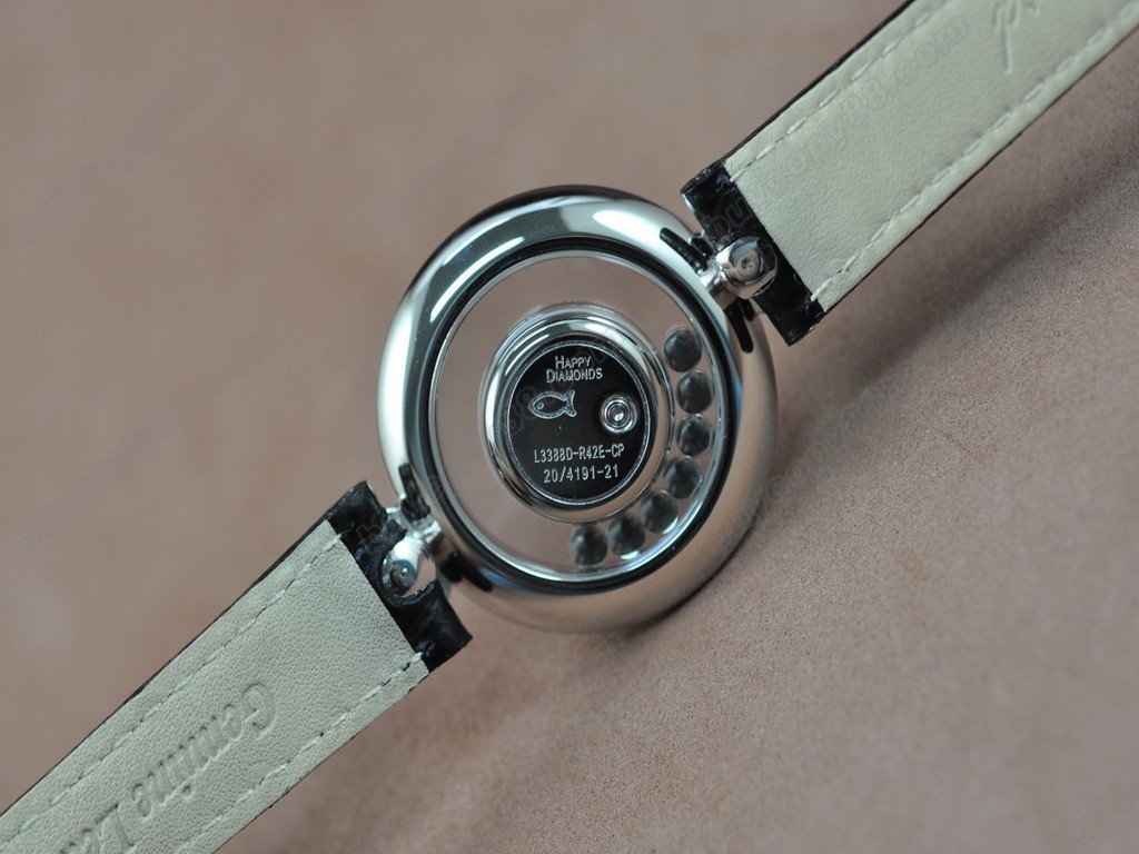 蕭邦錶【女性用】Happy Diamonds Ladies SS Case White Dial Swiss 石英機芯搭載4