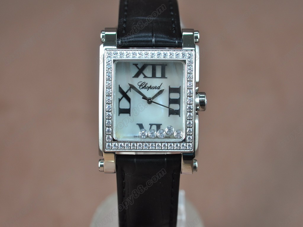 蕭邦錶【女性用】 Happy Diamonds Ladies SS Case White Dial Swiss石英機芯搭載1