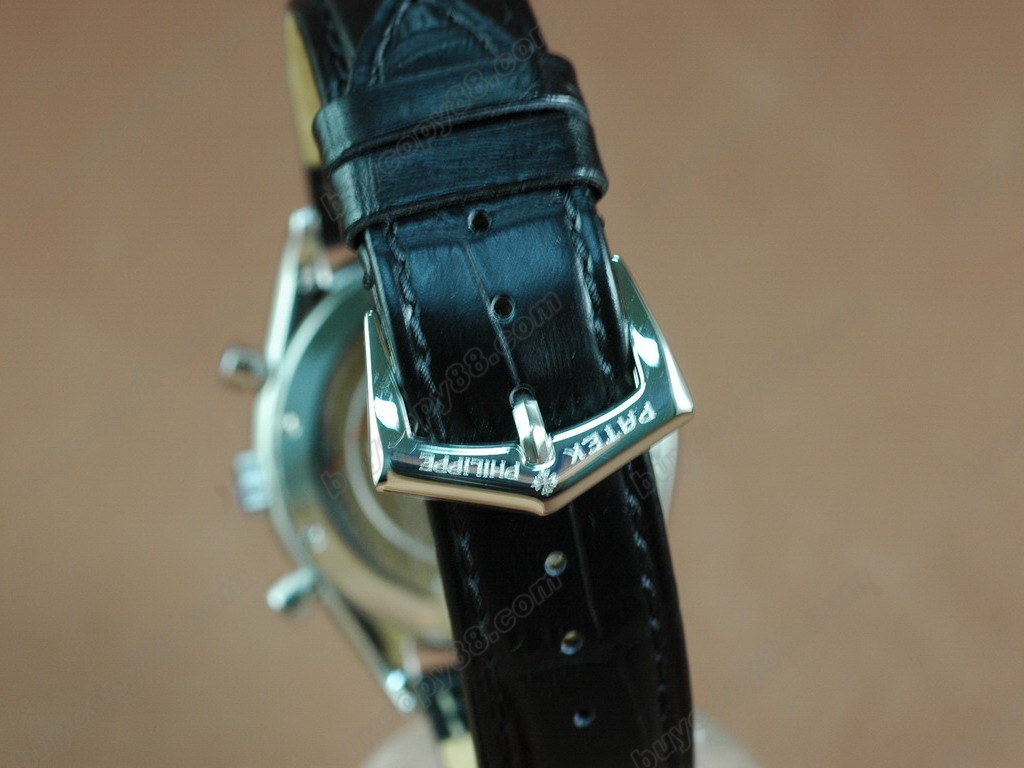 百達翡麗【男性用】 Classics Complications SS Case Black Dial Black StrapJapanese 0S 20 石英機芯搭載3