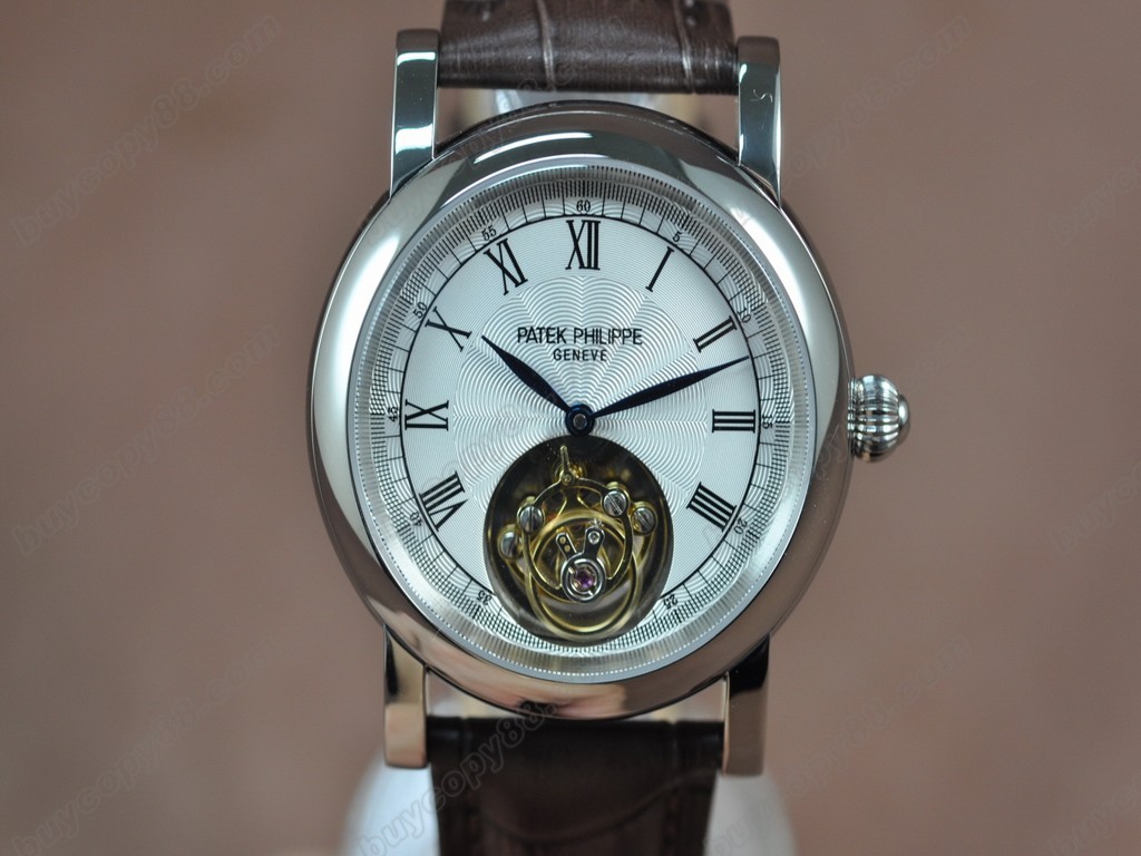 百達翡麗【男性用】 Classic SS/LE White Flying Tourbillon 手上鏈搭載1