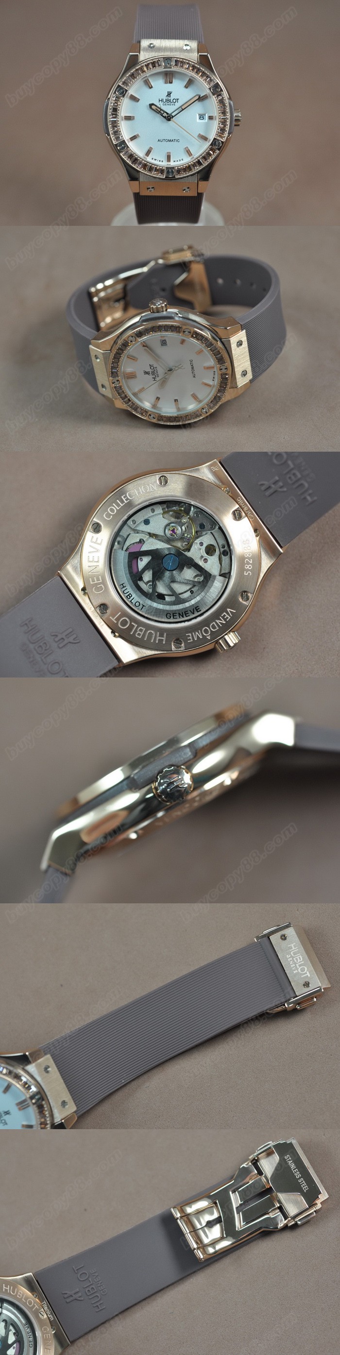 御博 Hublot Big Bang 40mm SS/RU/Diam Asian 2813 自動機芯搭載0