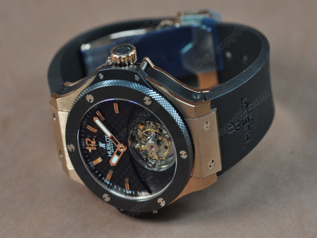 御博 【男性用】Aero Band 44mm RU/RG/PVD Tourbillon Asian Manual 手上鏈搭載2