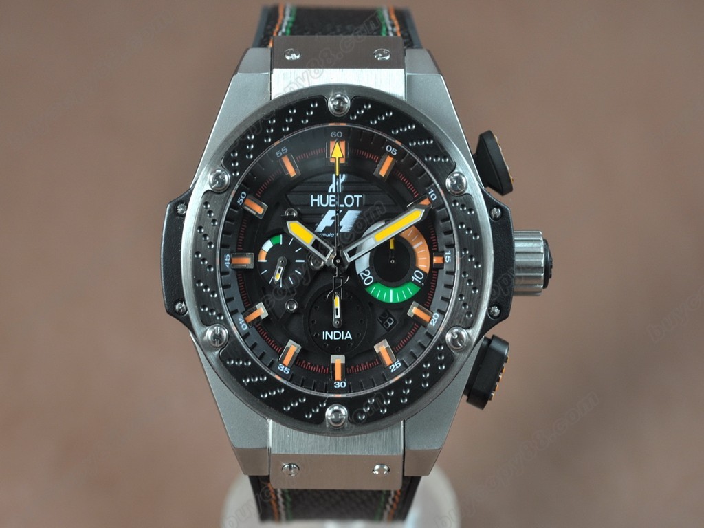 御博 【男性用】Big Bang King Power F1 SS/LE Black dial A-7750 自動機芯搭載0