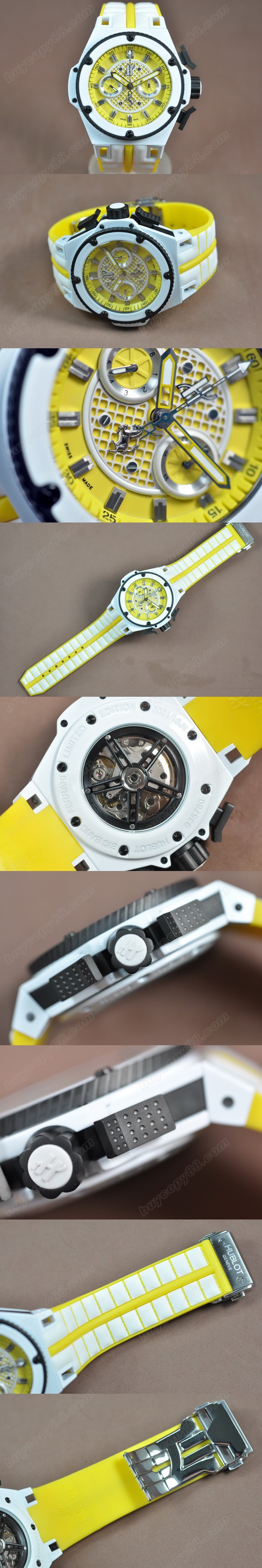 御博 Hublot Big Bang King Power Ferrari SS/RU A-7750 自動機芯搭載0