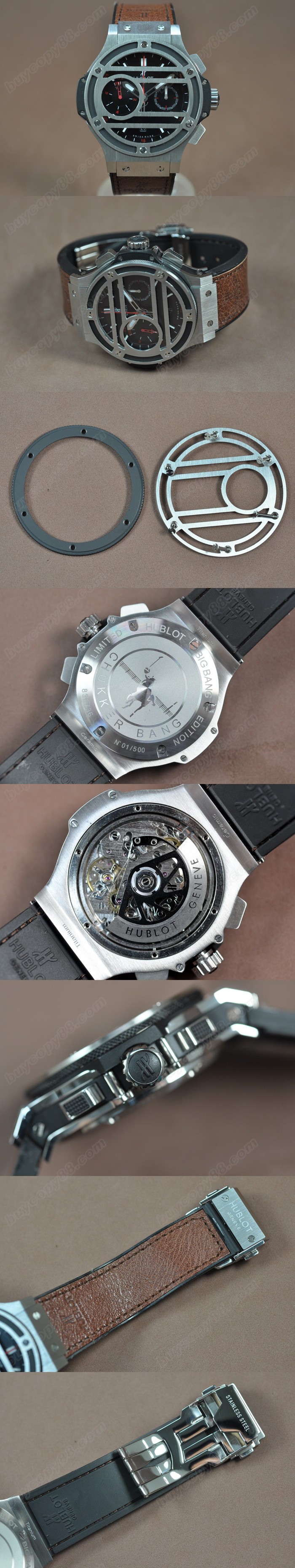 御博Hublot Chukker Bang 44mm SS/LE A-7750 自動機芯搭載0