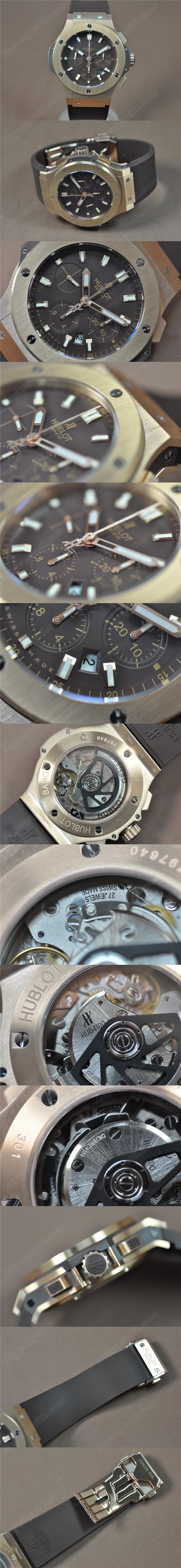 御博 Big Bang 44mm(best version) 玫瑰金/RU A-7750 自動機芯搭載0