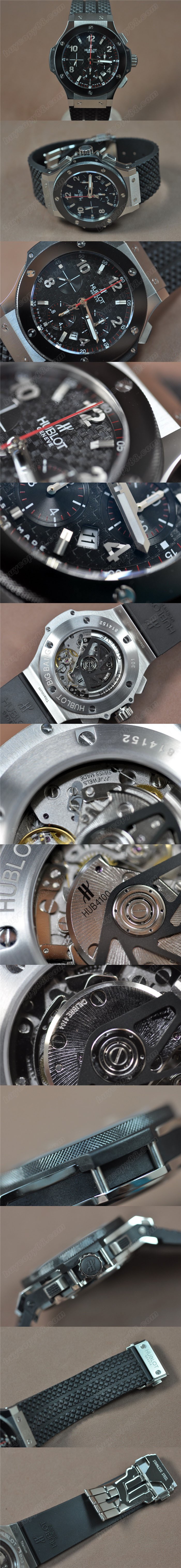 御博 Big Bang 44mm(best version)  SS/RU/Ceramic Bezel  A-7750 自動機芯搭載0