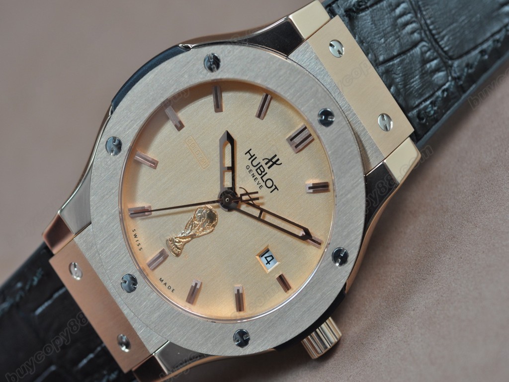 御博 【男性用】 Big Bang 45mm Limited Edition RG Gold dial Asia Eta 2824-2自動機芯搭載2