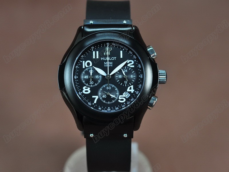 御博 【男性用】MDM Chronograph PVD/RU BlackJapanese 0S20石英機芯搭載　0