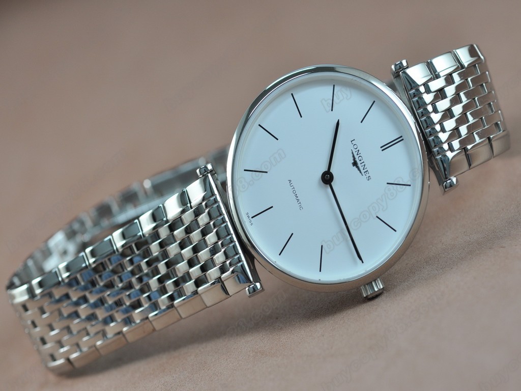 浪琴錶【男性用】 Man La Grande Classique SS White Swiss Eta 2671-2自動機芯搭載3