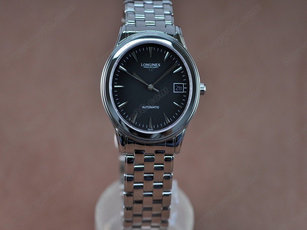 浪琴錶【男性用】Man La Grande Classique SS Black Swiss Eta 2824-2 自動機芯搭載1