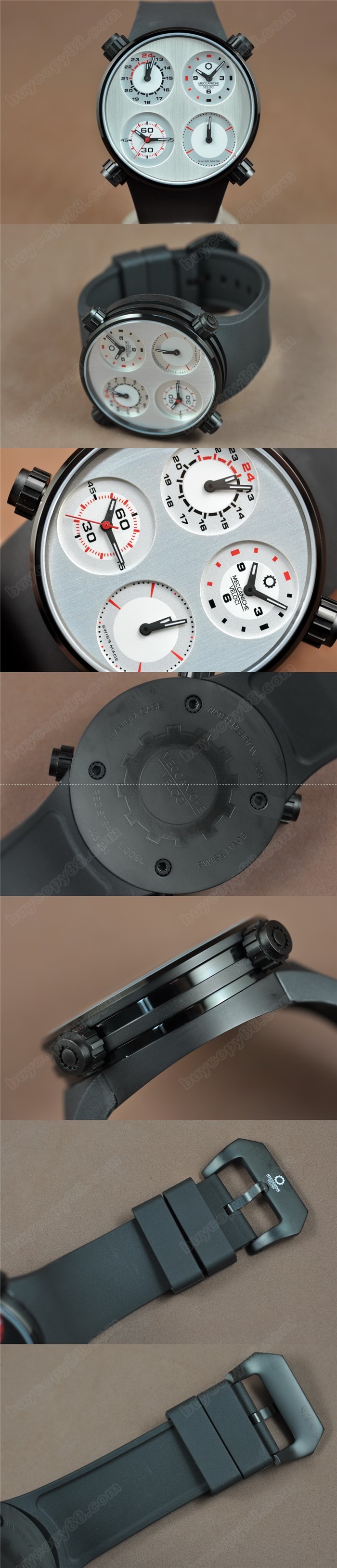 麥卡尼克費洛奇Meccaniche Veloci Watches 4 Time Zones0