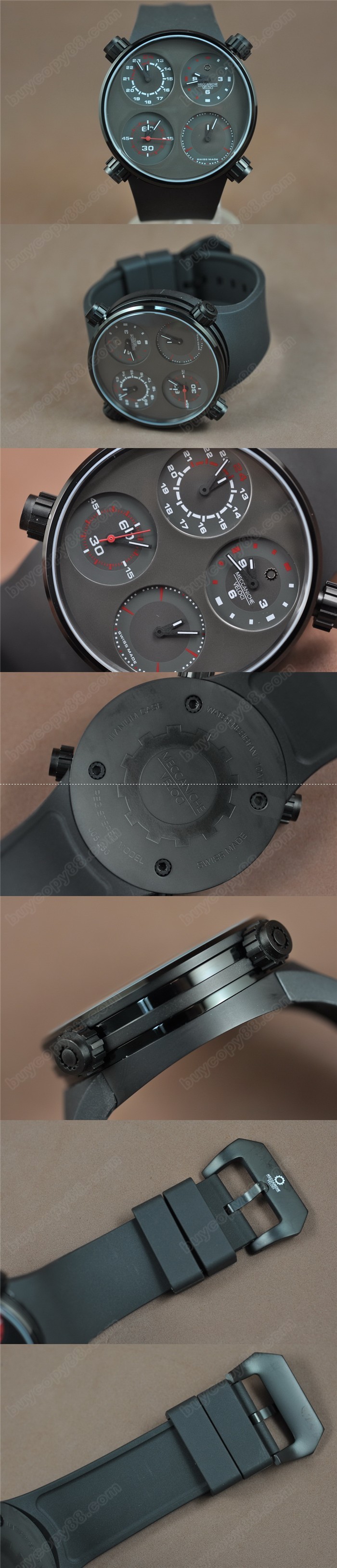 麥卡尼克費洛奇Meccaniche Veloci Watches 4 Time Zones0