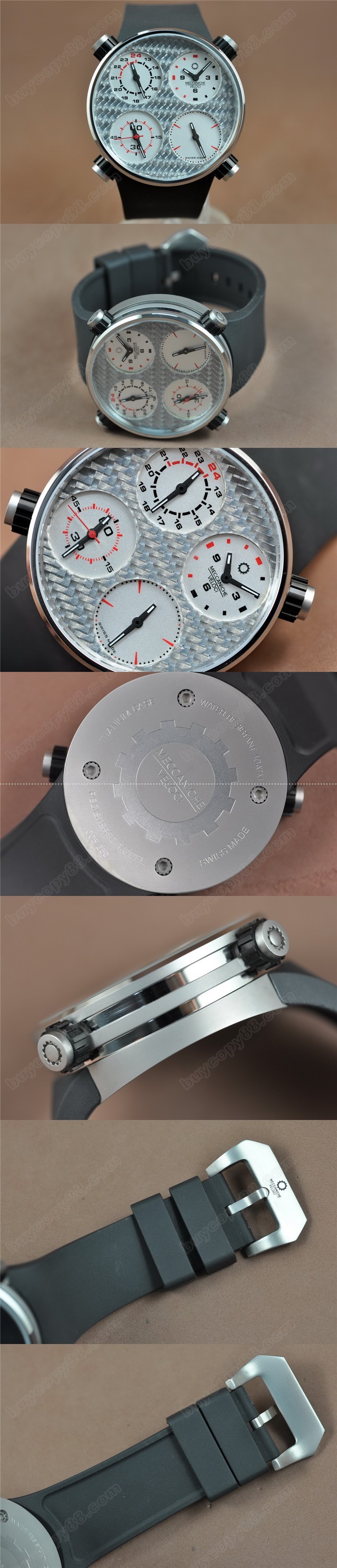 麥卡尼克費洛奇Meccaniche Veloci Watches 4 Time Zones0