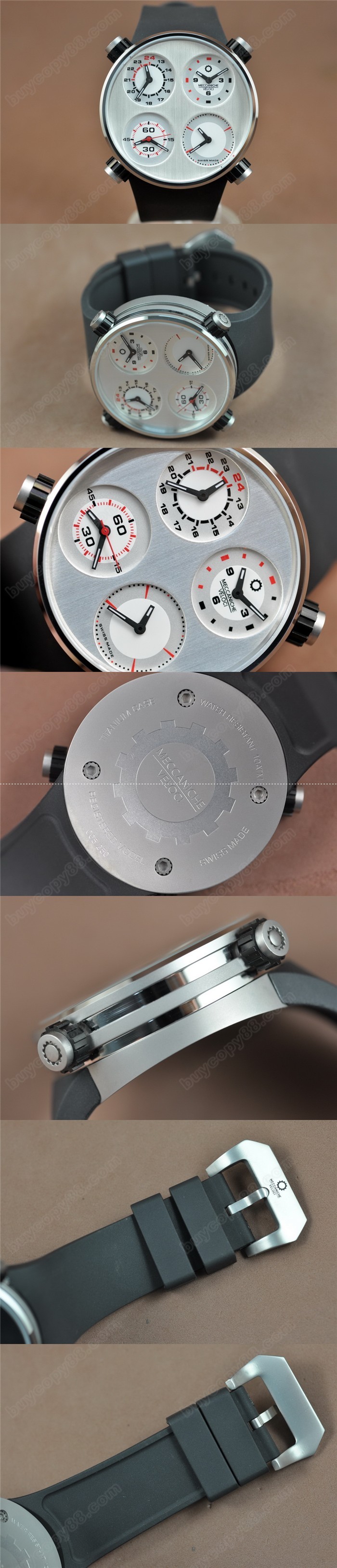 麥卡尼克費洛奇Meccaniche Veloci Watches 4 Time Zones0