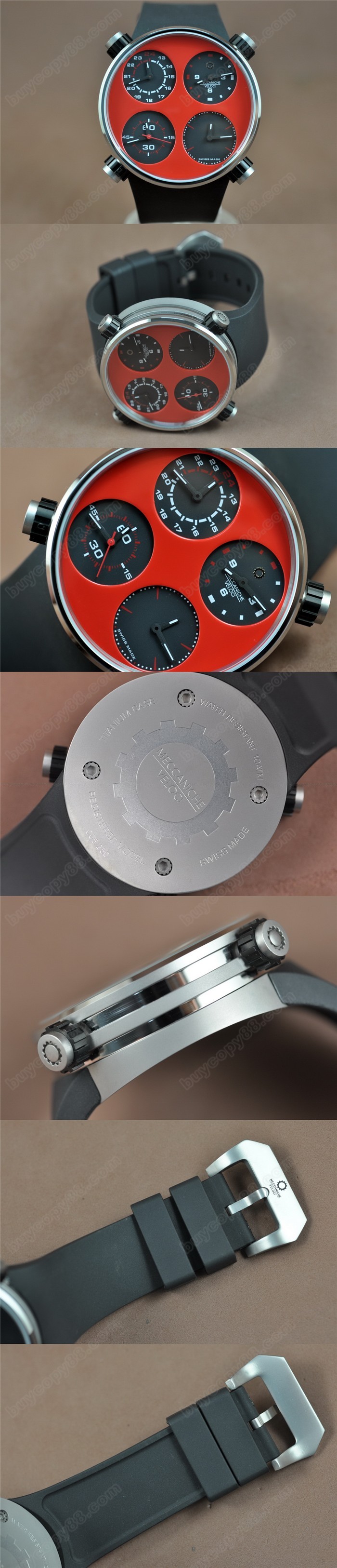 麥卡尼克費洛奇Meccaniche Veloci Watches 4 Time Zones0