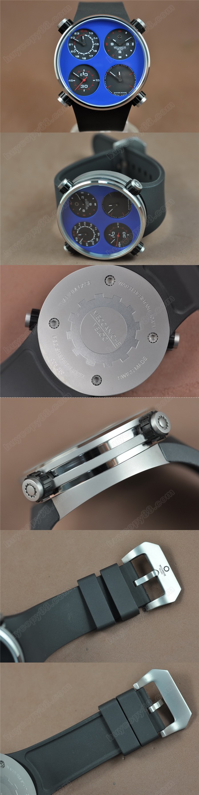 麥卡尼克費洛奇Meccaniche Veloci Watches 4 Time Zones0