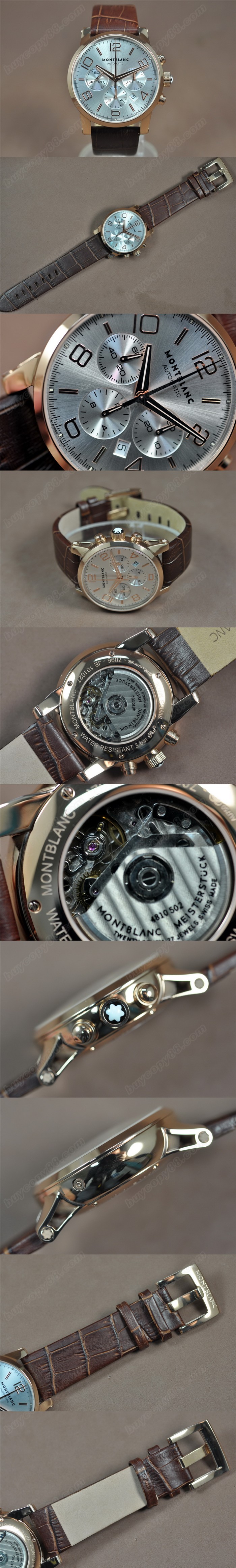 萬寶龍 Mont Blanc Timewalker Chrono 玫瑰金/LE A-7753 自動機芯搭載0