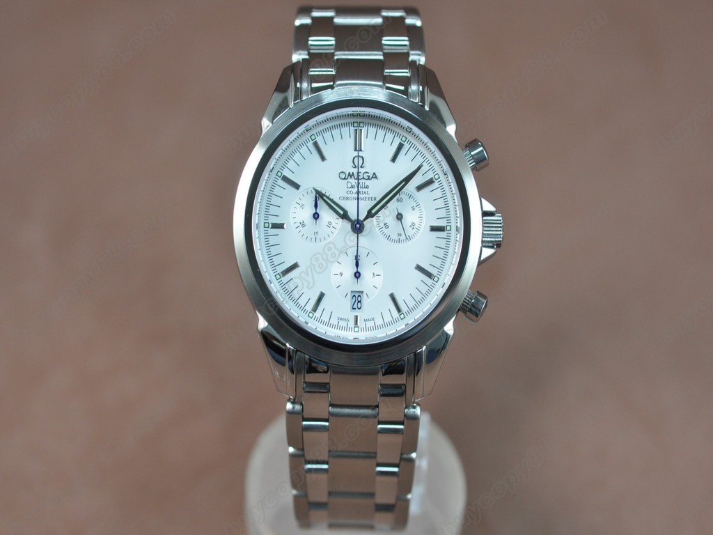 歐米茄 【男性用】Deville SS/SS White Dial Swiss 5030D 石英機芯搭載0