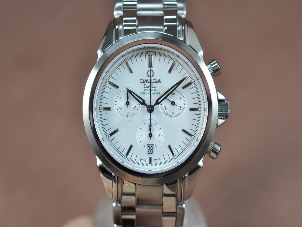 歐米茄 【男性用】Deville SS/SS White Dial Swiss 5030D 石英機芯搭載1