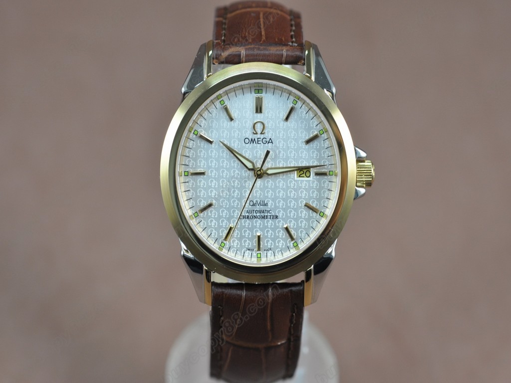 歐米茄 【男性用】Deville TT White Dial Swiss Eta 2834-2 自動機芯搭載7