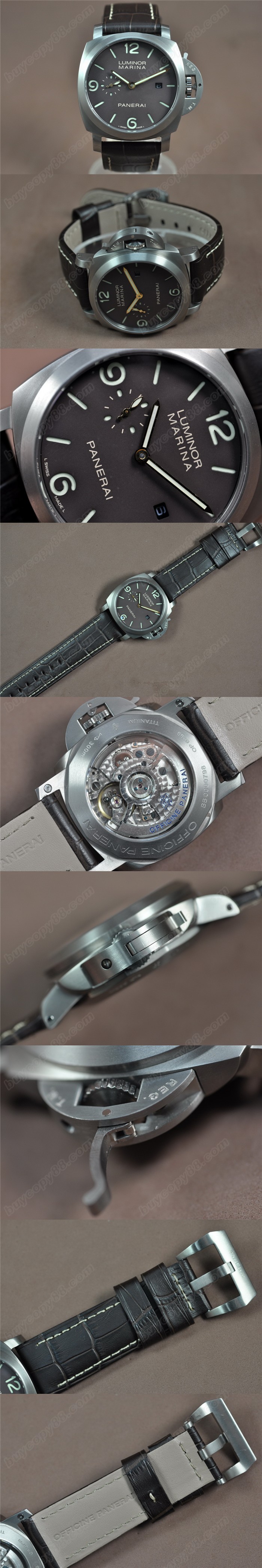 沛納海Panerai Luminor Marina 44mm Ti/LE Asia 自動機芯搭載0