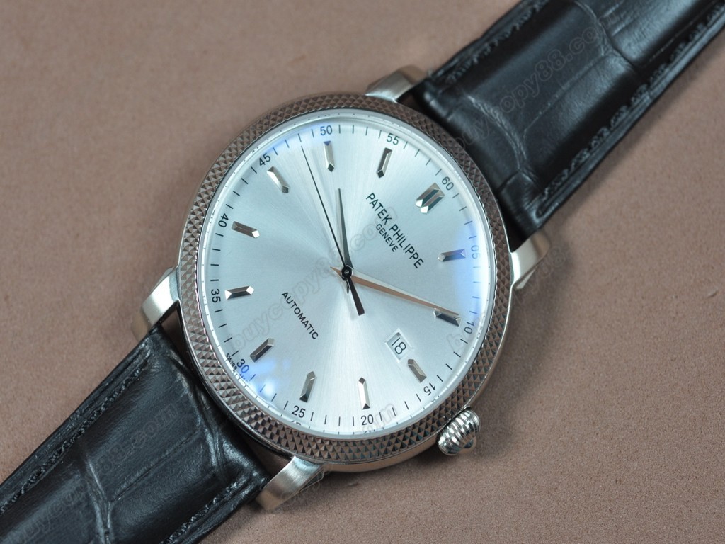 百達翡麗【男性用】 Calastrava SS/LE Silver White dial A-2824-2 自動機芯搭載3