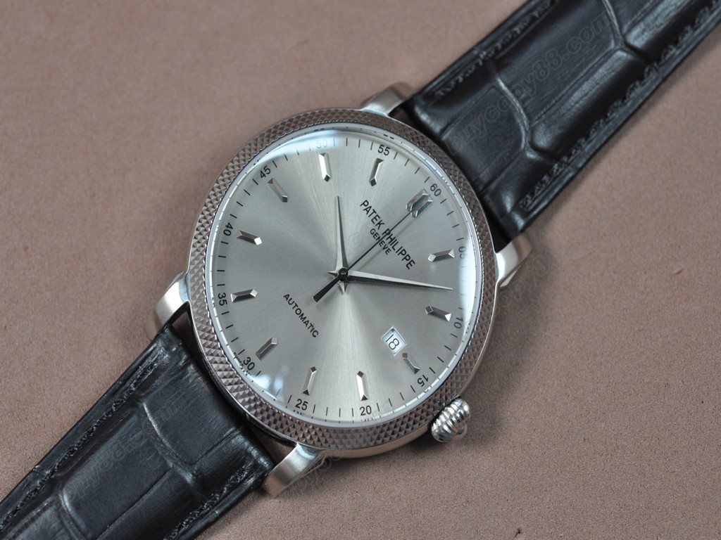 百達翡麗【男性用】Calastrava SS/LE Metal Grey dial A-2824-2 自動機芯搭載2