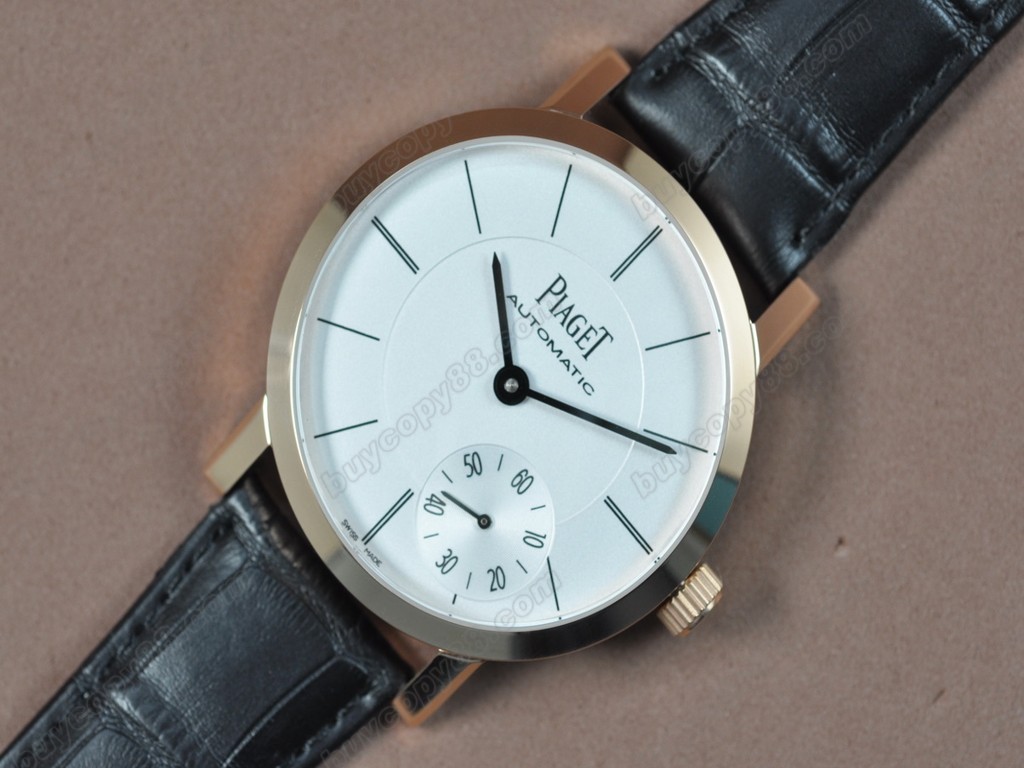 伯爵錶【男性用】Altiplano RG/LE White dial 手上鏈搭載0